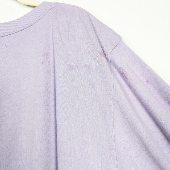 We The Free Lavender Sunny Side Oversized Mini Sweatshirt Dress Size M - Picture 8 of 9